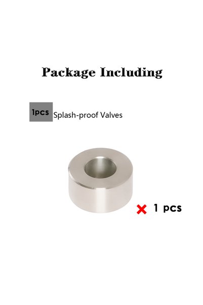 Choice 1pc Stainless Steel Moka Pot Stovetop Splash-proof Valve Moka Pot Spla...