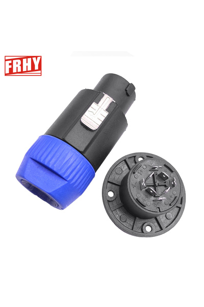 Choice 8P Male and Female SpeakON 8 Pin Powercon Plug & Panel Mount Female So...