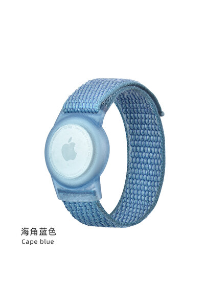 choice2 Blue GITFOS Kids Wristband for Apple AirTag Case with Nylon Bracelet ...