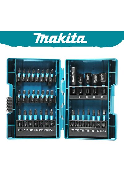 Choice E-06638 MAkita E-06638 مفك براغي صدمي بت ومقبس 35 قطعة برأس سداسي الشكل