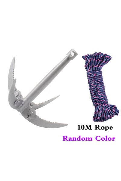 Choice 4 Anchor 10M Rope Water Weed Cutter 4 Claw Anchor Foldable Sickle Heav...