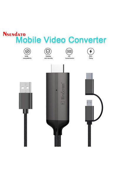 Choice صندوق أصلي Mirascreen LD36 سلكي عالي الدقة لعرض البث التلفزيوني، دونجل...
