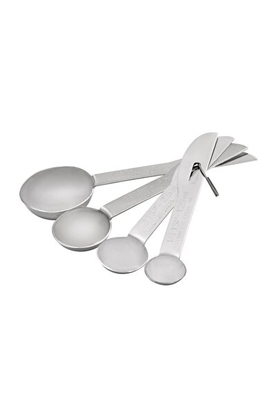 OEM Set 4 Linguri Măsurare Inox – Marcaje ml și Tsp pentru Dozare Precisă la ...