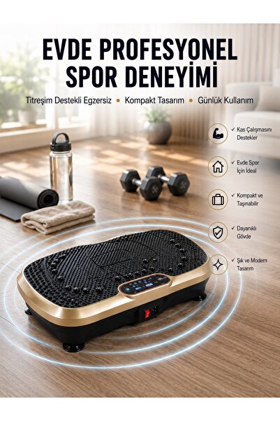 Lisinya Ev Tipi Titreşimli Spor Aleti Yağ Yakım Destekli Tasarım Yeni Nesil -