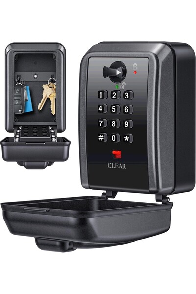 BTNEEU Key safe box with code, BTNEEU, 12 digits, wall mounting, exterior/int...