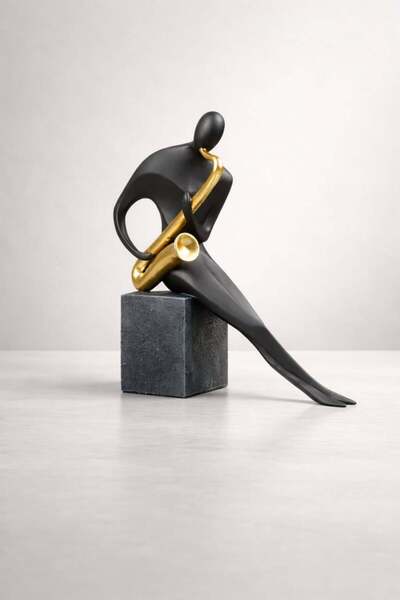 Dumco Saxophone Artist Minimalist Figure DM-QMH19735-19/Black