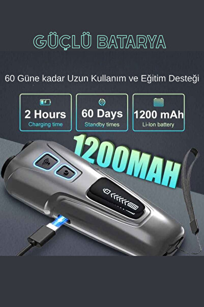 Gurada Ultrasonik Kedi Köpek Kovucu Şarjlı Taşınabilir Köpek Uzaklaştırıcı Eğitim Cihazı