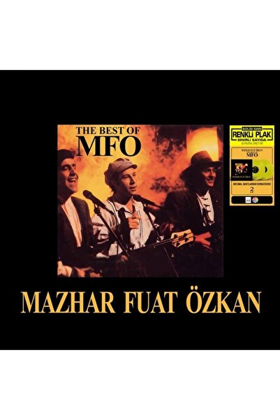 Mazhar Fuat Özkan The Best of MFÖ Sarı Renkli Plak 2LP