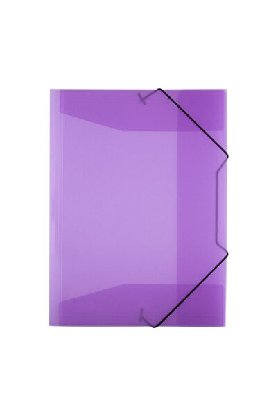 OEM Mapa Lila cu Elastic 25.5x34cm, pentru pastrare si organizare documente