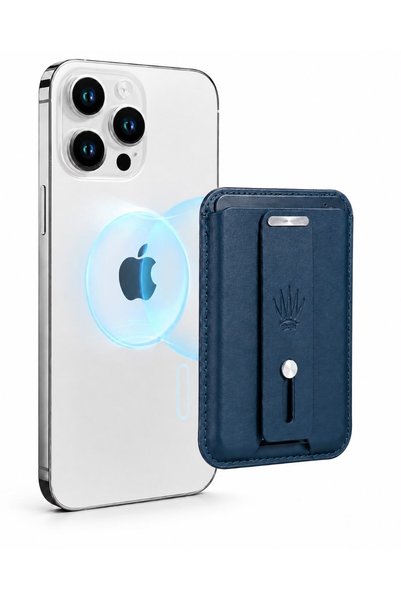 WATCHOFROYAL Foldy Standlı Lacivert Magnetik Yapıştırmalı Mıknatıslı Kartlık