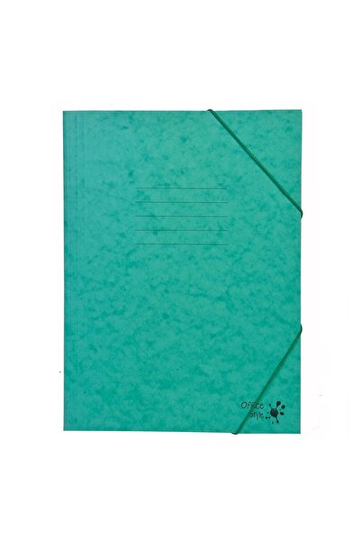 OEM Mapa Prespan Verde din Hartie cu Elastic 25,5x34,5cm, pentru pastrare si ...