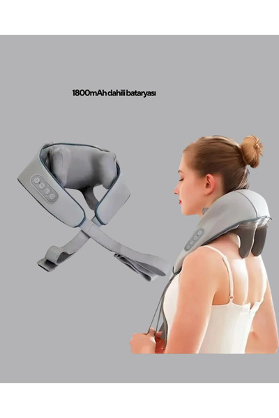 Generic Brand Heat Therapy Neck and Shoulder Massager Multi-Zone Use with Silent Motor