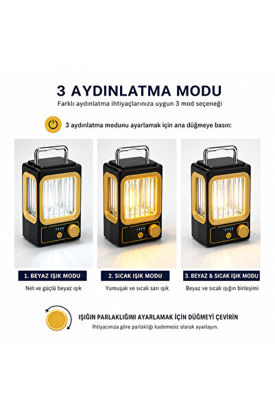 S moda SOLAR - GÜNEŞ ENERJİLİ USB ŞARJLI NOSTALJİ SOLAR LAMBA 1500mAh HS-234