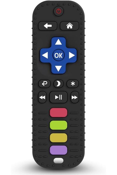 GENERAL Remote Control Teether for Infants, Silicone Molar Teething Toy