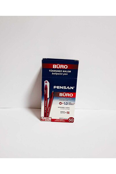 Lisinya Ballpoint Pen Pensan 2270 1mm Red 50Pcs
