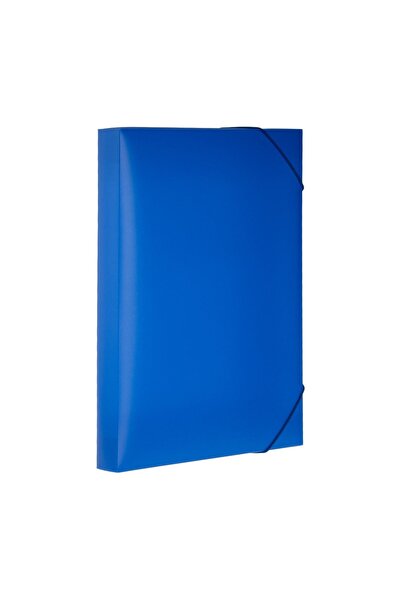 OEM Mapa Albastra cu Elastic 25x3.3x33cm, pentru pastrare si organizare docum...