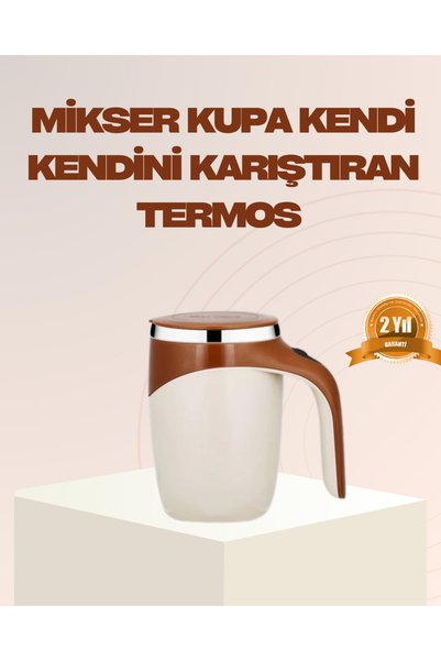 ARNEER Usb Şarjlı Manyetik Karıştırıcı Kupa – Otomatik Kahve Karıştırma Bardağı
