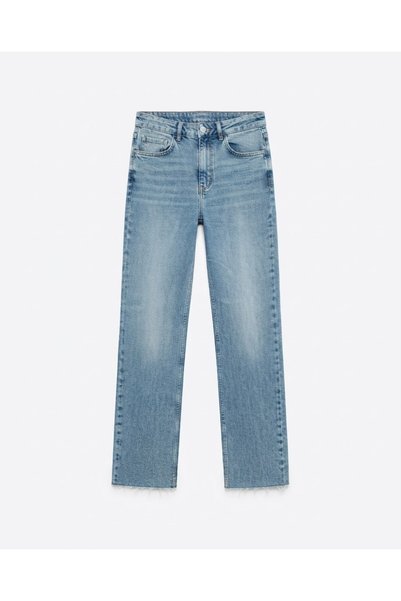 Bade Butik Blue Cut-Leg Big Size Bf Jean
