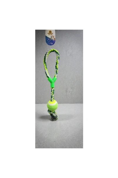 TakÇalıştır Tennis ball with pull rope green