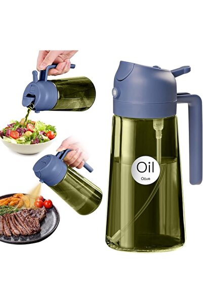 GENERAL بخاخ زيت YARRAMATE سعة 16 أونصة/470 مل باللون الأخضر الداكن للطهي مع ...