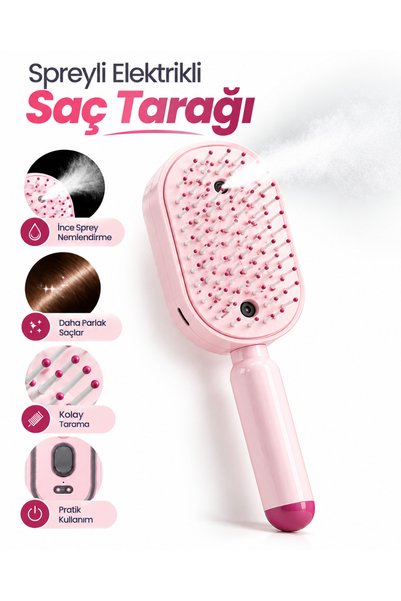 Asinya Şarjlı Elektrikli Saç Tarağı - Lisinya