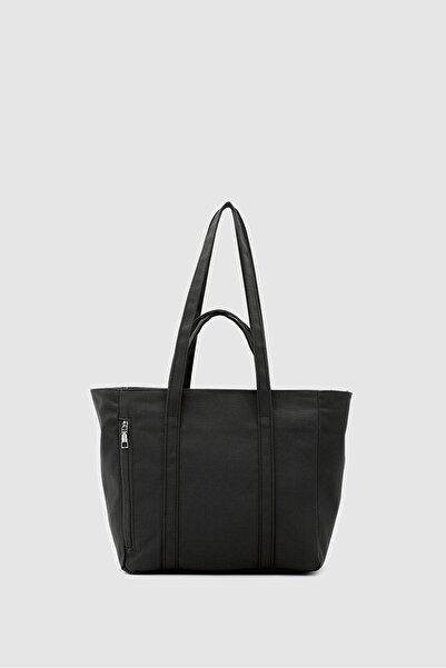 Shule Bags Voyage Canvas Shoulder Bag Black