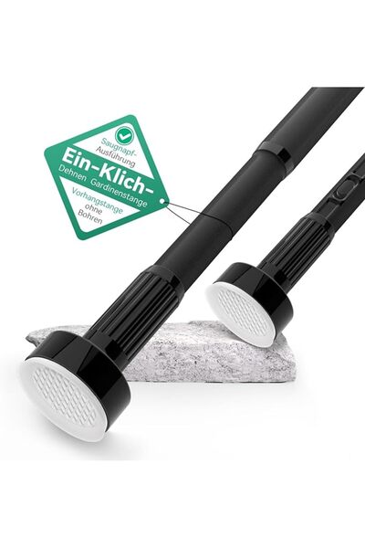GENERAL Curtain Pole Without Drilling 3.4 to 4.3 Meters from Victo, Heavy-Dut...