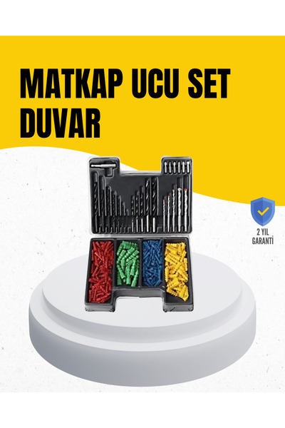 la boom Delme Uç Seti 24 Parça Kutulu Matkap Ucu Ahşap Metal Beton İçin