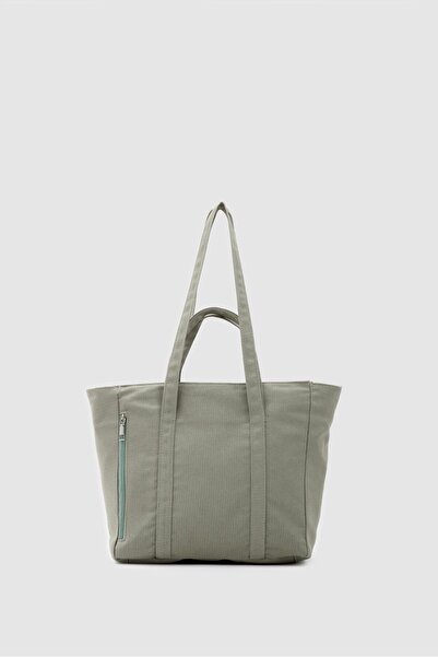 Shule Bags Voyage Canvas Shoulder Bag Khaki