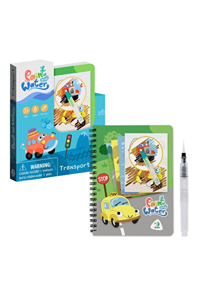 dodotoys Carte de colorat cu apă, Meioare de transport