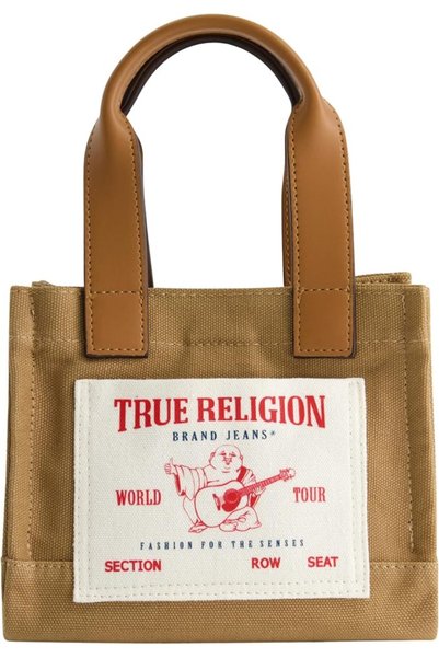 GENERAL True Religion Tote Bag, Women's Mini Travel Shoulder Bag with Adjusta...
