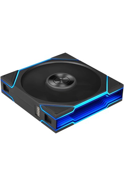 AyPenye UNI FAN TL FLEX Kablosuz Fan, ARGB - Reverse Blade Ters Kanatlı 120mm, siyah