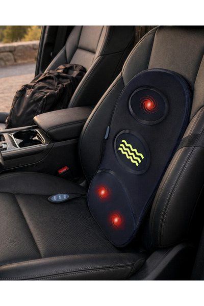 Lisinya Multifunctional Massage Cushion Heat Assisted Home Office Car Seat Cu...