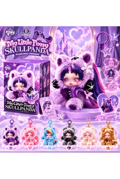 ŞOKİTO SKULLPANDA x My Little Pony Serisi Peluş Oyuncak Charm Blind Box | Sür...