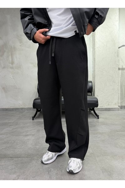 DIFRANSEL JEANS بدلة رياضية سوداء مزدوجة الوجه مع سترات