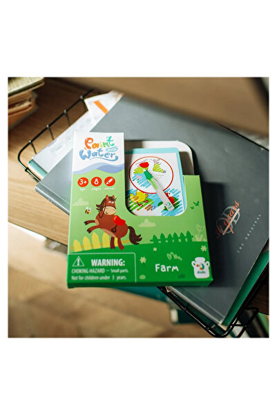dodotoys Carte de colorat cu apă, Ferma