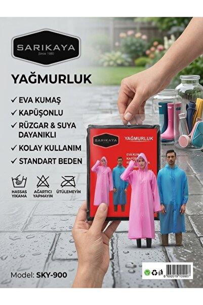 Lisinya Raincoat Black Color (Standard Size)