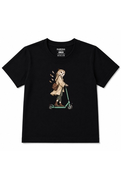 Rabona Fashion Tricou pentru copii cu grafică Bufniță Curierul de la Miezul N...