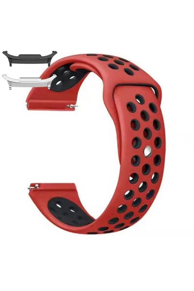 VD VERY DREAM Silicone strap compatible with Samsung Galaxy Watch9 44mm, Red/...