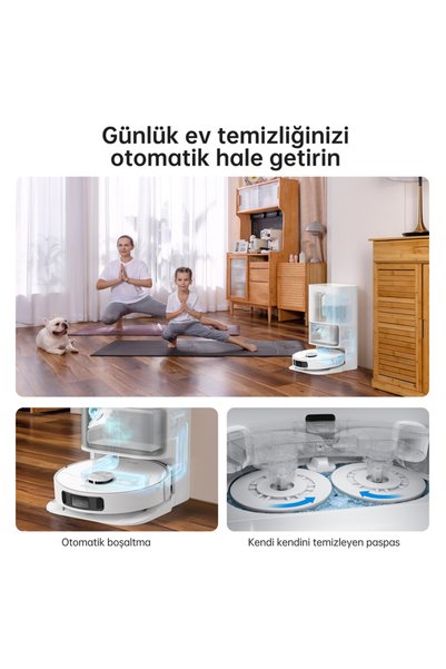 Dreame L10s Ultra Robot Süpürge, Otomatik Paspas Temizleme Ve Kurutma, 5300pa Emiş Ve Aı Navigasyonu