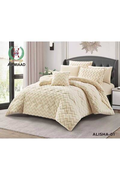 Generic Nefirin Winter Fur Carpet Luxury 8 Pieces |   Fur Bedspread Soft Warm...