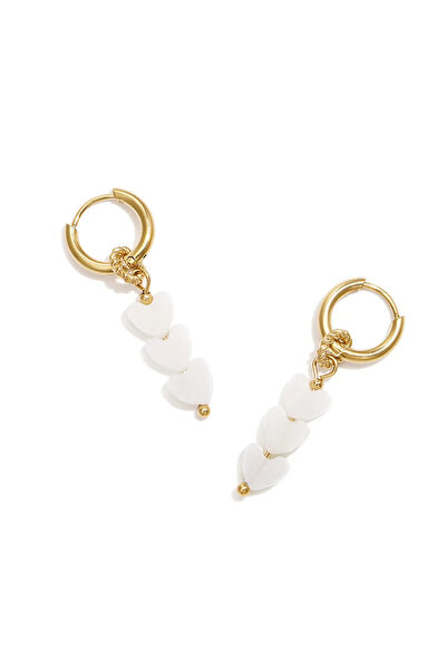 OEM Cercei Opal Heart Trio, din oțel inoxidabil