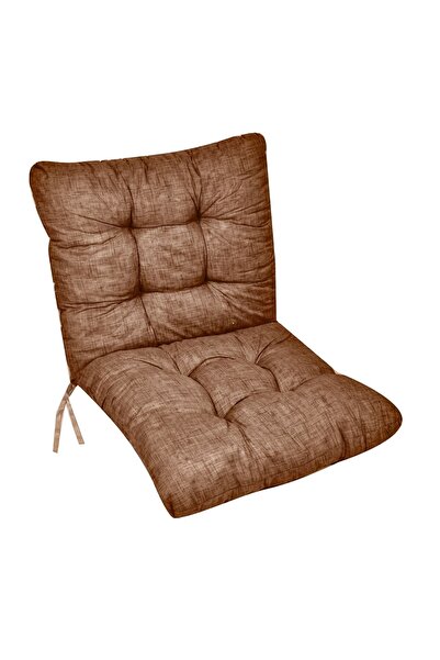 OEM Pernă scaun cu spătar maro 100x50cm – susține șezutul și spătarul pentru ...
