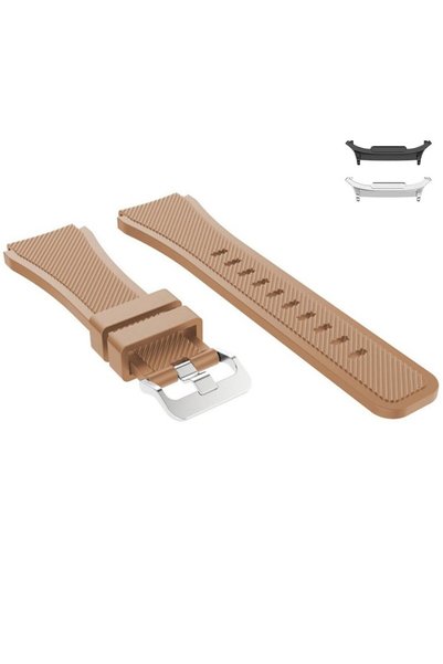 VD VERY DREAM Silicone strap compatible with Samsung Galaxy Watch8 44mm, Brown