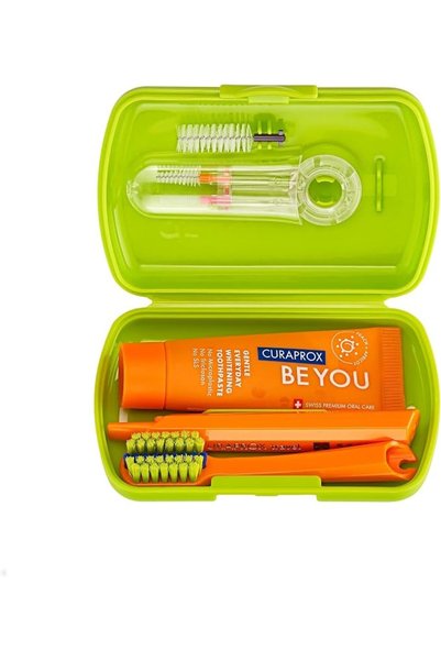 Curaprox Ortho Travel Set, Blue, Swiss Made