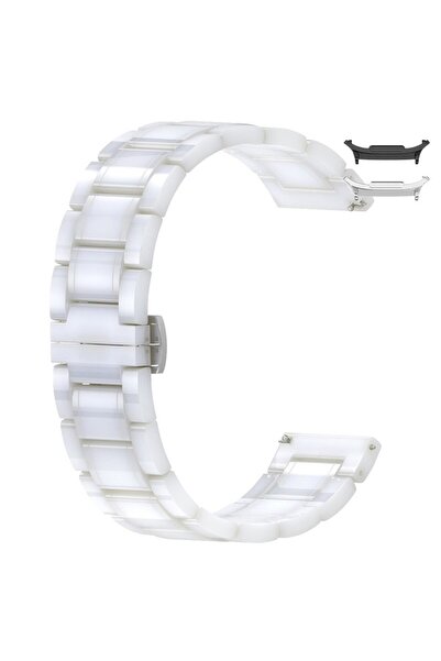 VD VERY DREAM Curea ceramică, compatibilă cu Samsung Galaxy Watch8 44mm, Albă