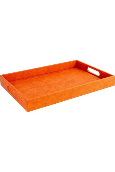 Homebase صينية من هوم ريديفايند جميلة وحديثة التصميم مستطيلة الشكل 18 انش × 1...