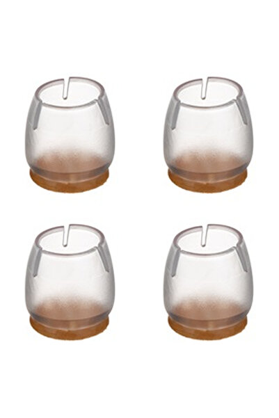 OEM Transparent Furniture Protection Covers Ø17-21mm - 4pcs