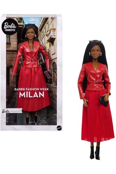 mattel Μπάρμπι: Μόδα - Κούκλα Εβδομάδας Μόδας Μιλάνου (JJX31)