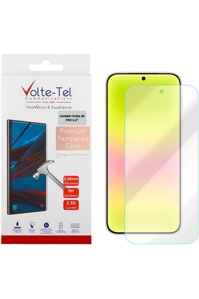 Volte-Tel Σκληρυμένο Γυαλί Huawei Pura 90 Pro 6.6 ιντσών 9H 0.30 χιλιοστά 2.5...